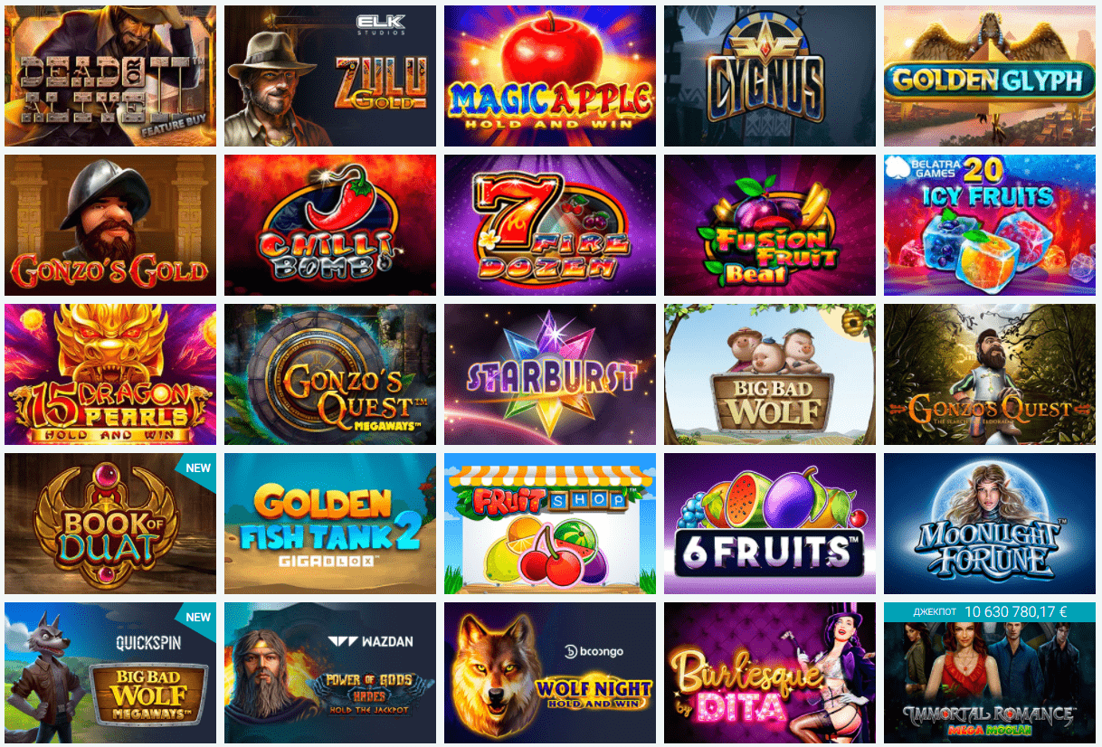 ігри у казино Азарт Плей / Аплей ігри у казино Азарт Плей / Аплей